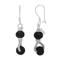 Nautischer Knoten 925 Sterling Silber Ohrringe, 5,97G