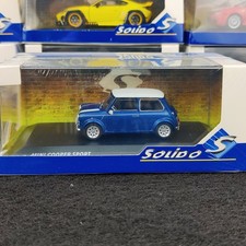 VOITURE SOLIDO MINI COOPER 1.3i SPORT PACK BLEU  1:43 NEUF BOITE S4316602