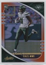 2020 Panini Absolute Rookie Spectrum Orange 23/75 Denzel Mims #129 0q3