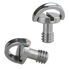 2PCS New Captive 1/4" D-Ring Screw Bolt for Camera Tripod Quick Release Plate