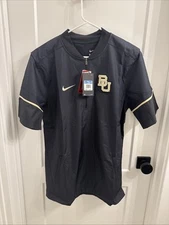 Nike Baylor Bears Short Sleeve 1/4 Zip Coaches Jacket On Field Black Medium NWT