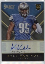 2014 Panini Select Rookie Auto Black Prizm 1/1 Kyle Van Noy #RA-KV Auto 6m7