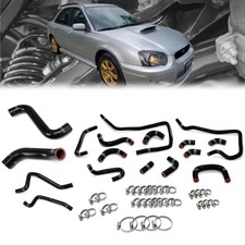 HPS Black Silicone Radiator/Heater/Ancillary Hose Kit For 04 Impreza WRX 2.0T