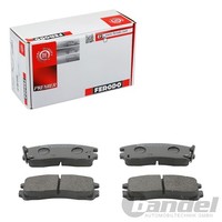 Ferodo ECO-FRICTION BremsbelÄGe Hinten Passend FüR Chrysler Sebring Hyundai Sant