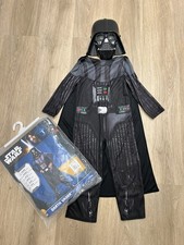 Darth Vader Dressing Up Costume, Child Age 3-4, Deluxe, Cape & Mask Star Wars