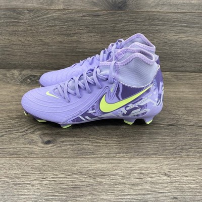Nike Phantom GX Academy MG Soccer Cleats Purple Volt HF1598-500 Kids Size 4.5Y