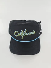 Bad Birdie California Rope Hat Golf Cap Black Blue Green Embroidered Snapback