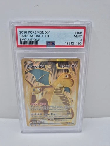 Dragonite EX (Full Art) Ultra Rare XY - Evolutions 106/108  PSA 9 Pokemon
