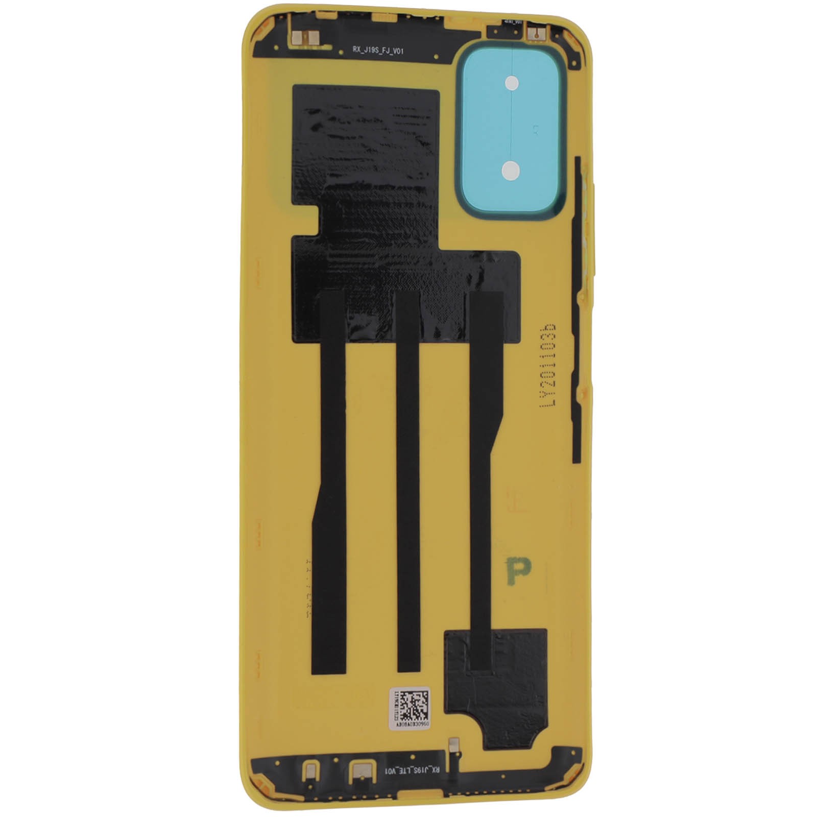 Vitre arrière Xiaomi Poco M3 Jaune Original Service Pack pour réparation de smartphone