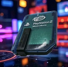 MadCatz 8MB Memory Card PS2 Blue MAGIC GATE Official Licensed Sony TESTED
