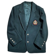 USED RARE I.S. ISSEY MIYAKE 80'S TAILORED JACKET WITH GOLD BUTTONS AND EMBROID