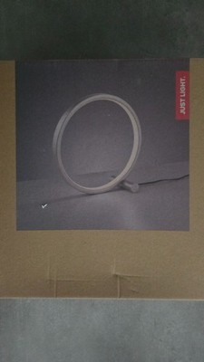 Just Light. MINI RITUS LED-Tischlampe Tischleuchte Silbergrau Metall H 25,5 cm