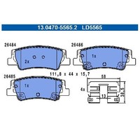 Bremsbelagsatz Scheibenbremse Hinten FüR KIA Niro SG2 1.6 22 Bis 26 ATE G4FT Neu