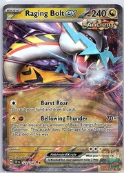 Raging Bolt ex 123/162 Temporal Forces Double Rare Holo