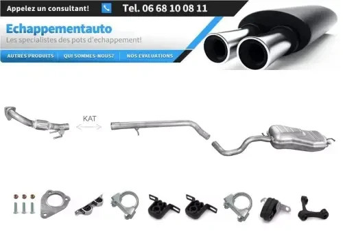 Échappement Seat Leon 1.9 TDi anti-corrosion pour réparer une fuite de gaz au contrôle technique