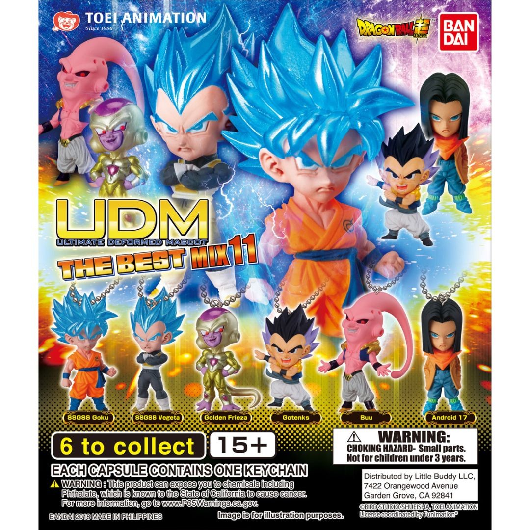 Dragon Ball Super UDM Mix 11 Gachapon Prize Keychain Random 2890₽