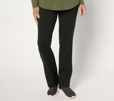 Denim  Co Women's Petite Pants PXL Co. Duo Any Day Lightly Boot Black A673266