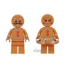 Cute LEGO Gingerbread Man & Woman Minifigures | Genuine LEGO Figures
