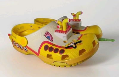 Crocs x The Beatles Yellow Submarine Sandals Mens US 6 Womens US 8 210893-90H The Beatles x Crocs: Yellow Submarine Classic Clog - The  main image 3