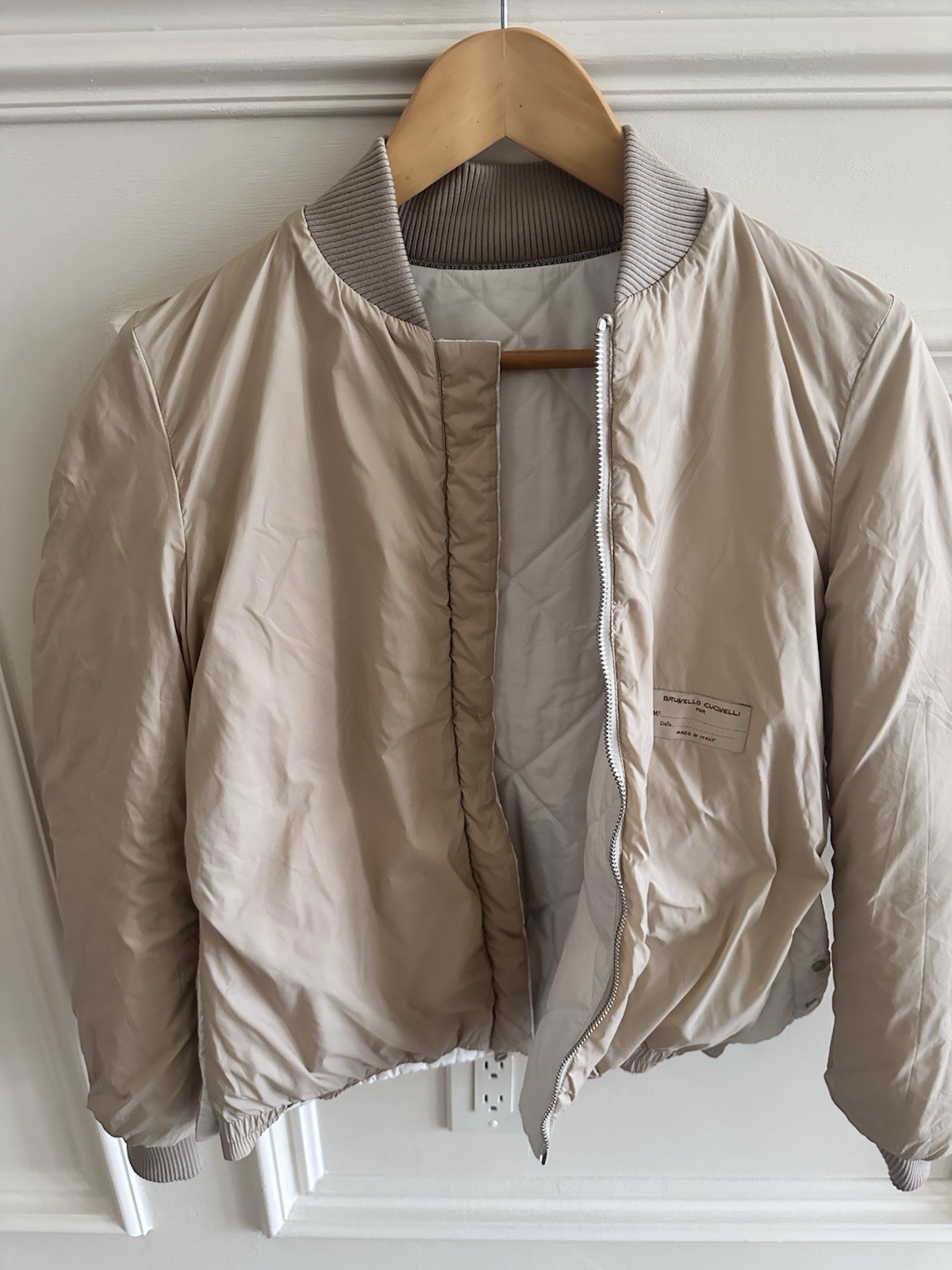 BRUNELLO CUCINELLI REVERSIBLE QUILTED BOMBER JACK… - image 12
