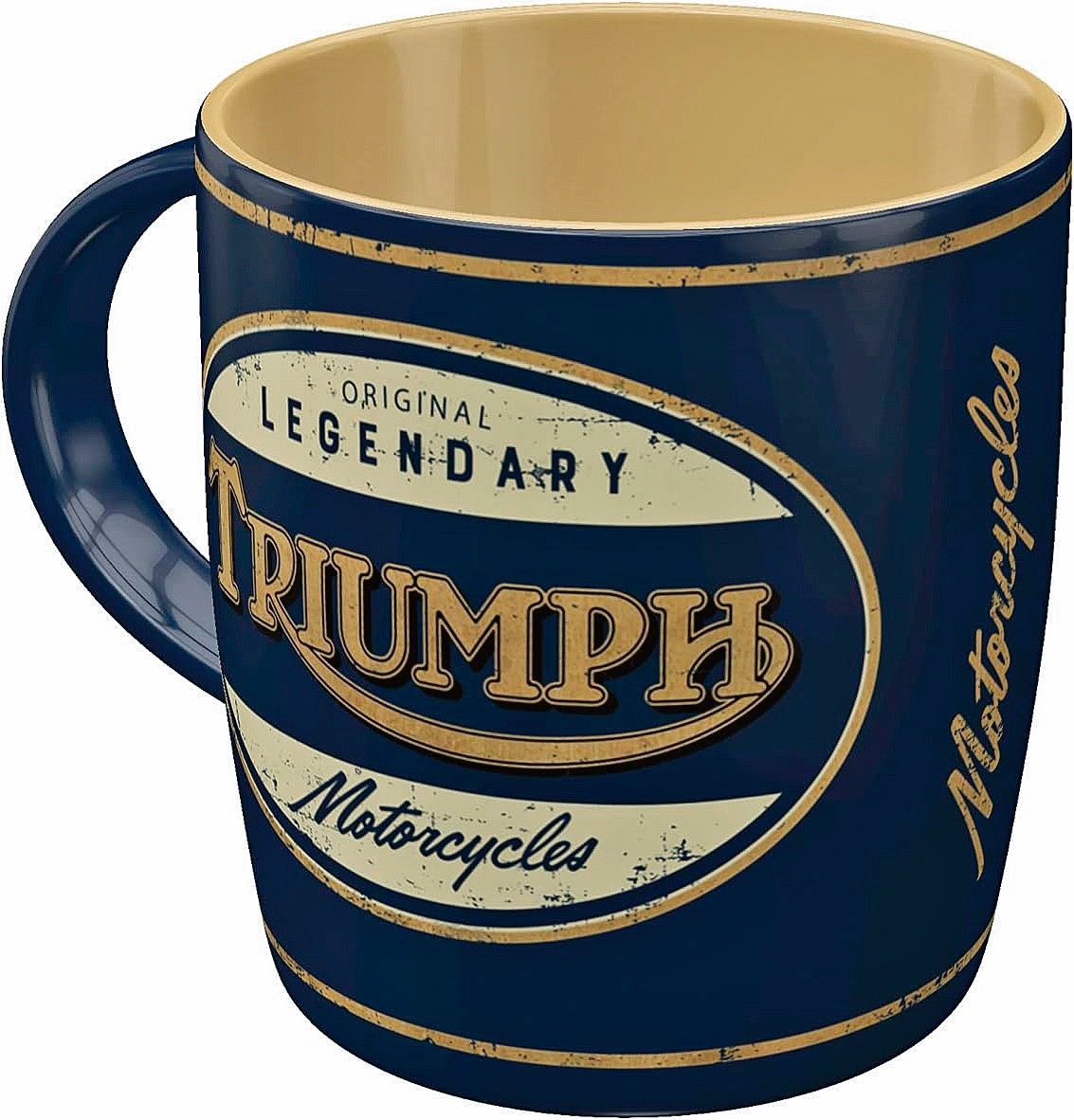 Triumph Motorbike Mug, Nostalgic Art Triumph Motorcycle Mug, Tea Coffee Mug