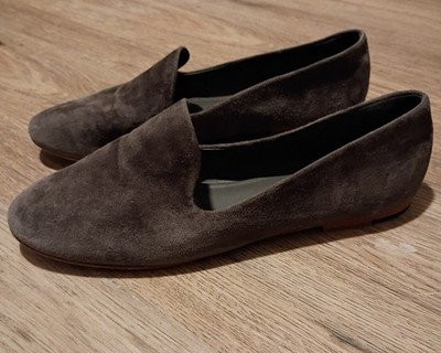 Vince. Suede Leather Loafers Slip On Comfort Flats Shoes Women's Size 7.5