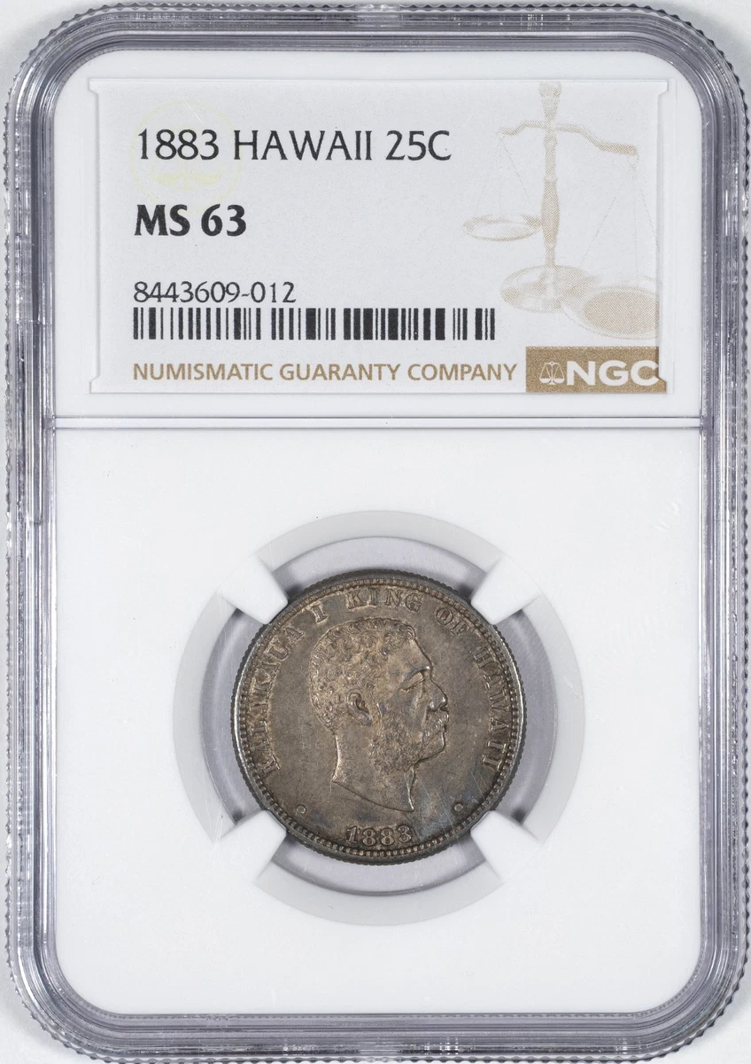 MS 63 Graded Kingdom of Hawaii Coins for sale | eBay