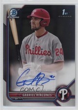 2022 Bowman Draft Chrome Draft Pick Auto Gabriel Rincones #CDA-GR Auto 0w27