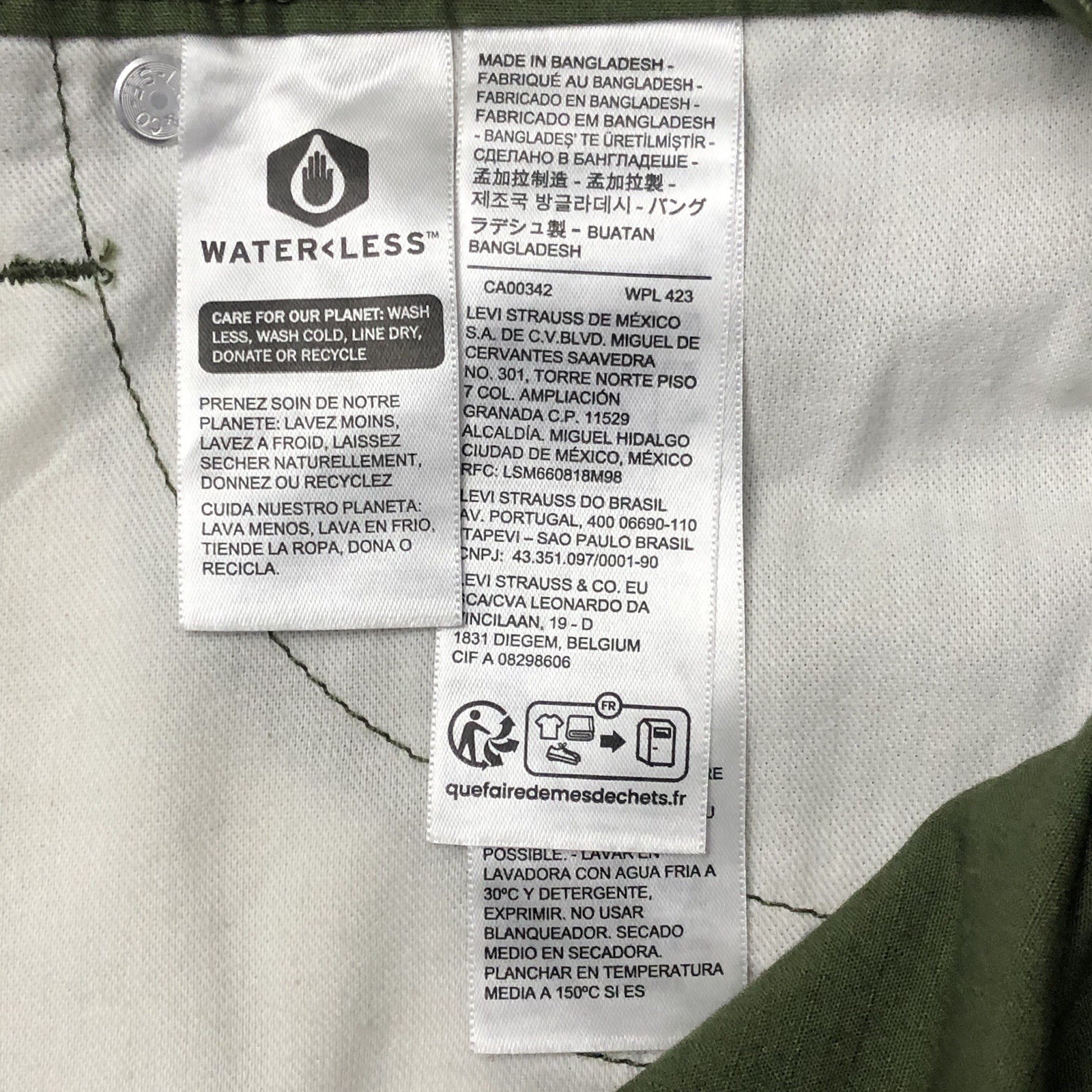 LEVIS 511 Slim Tech Performance Pants Stretch Rip… - image 5