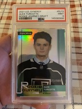 2021 UD Synergy Alex Turcotte #RJ13 RC Journey Draft/999 PSA Mint 9 FreshGrade🔥