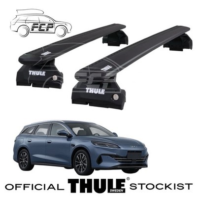 Thule  WingBar Evo Black Roof Bar Set to fit BYD Seal 06 Touring25- Closed Rail