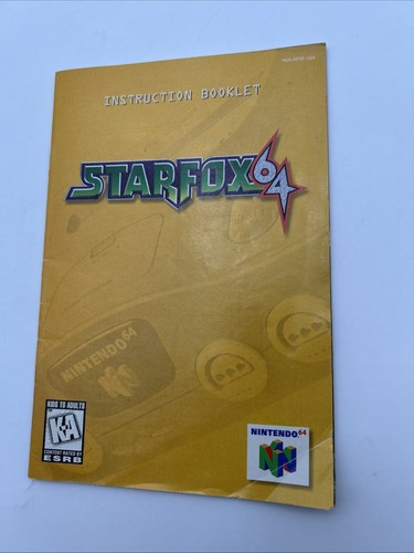 Starfox64 Instruction Booklet Manual ONLY N64 Nintendo 64 Starfox Retro Game GUC - Picture 3 of 6