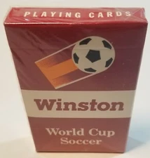 Vintage Playing Card Deck Winston World Cup Soccer NOS 1983   PL1 *