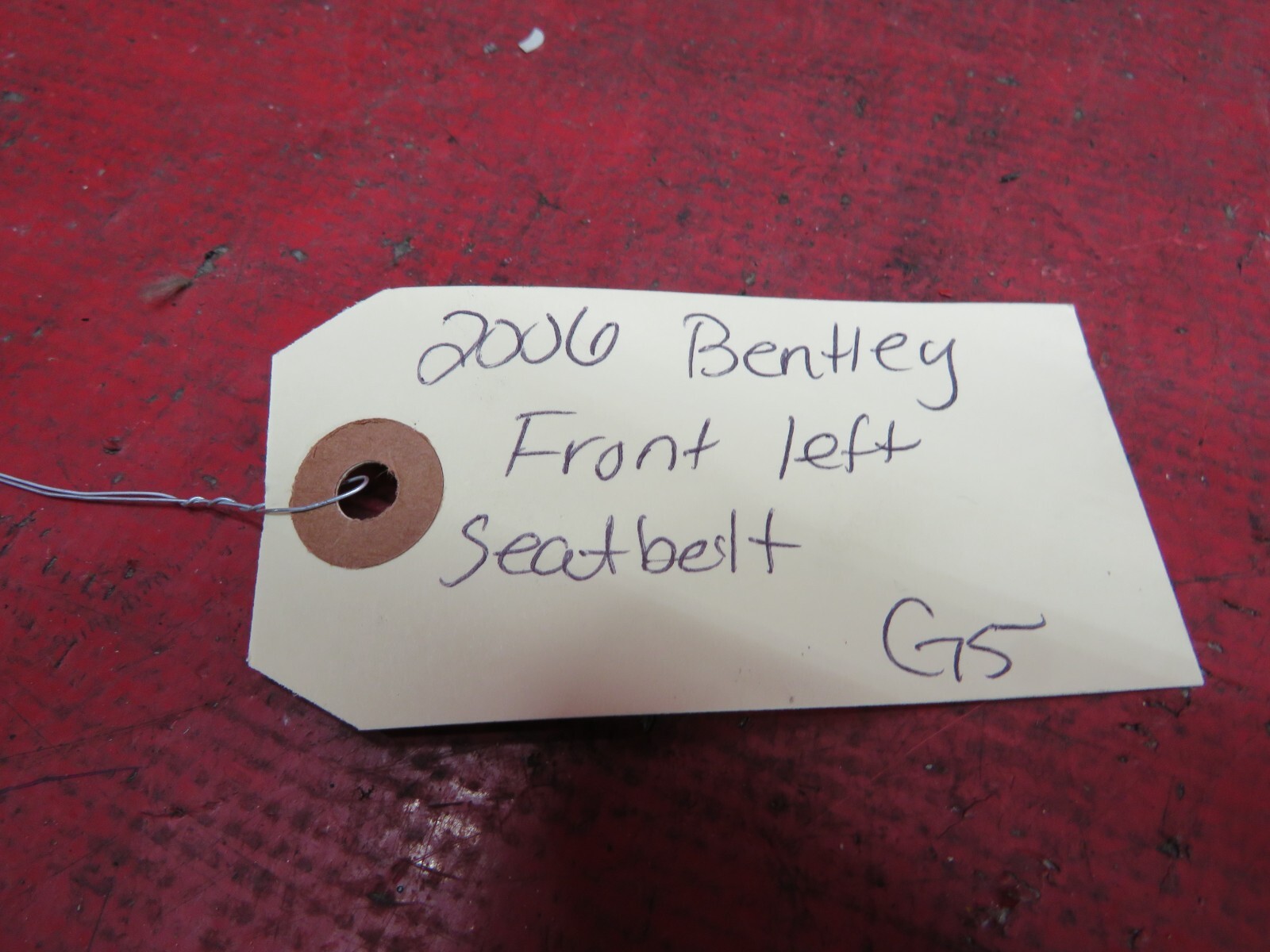 2006 BENTLEY FLYING SPUR FRONT LEFT SEATBELT
