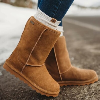 Sheepskin Boots Brown Bearpaw Women's Lauren Winter Boot BEARPAW