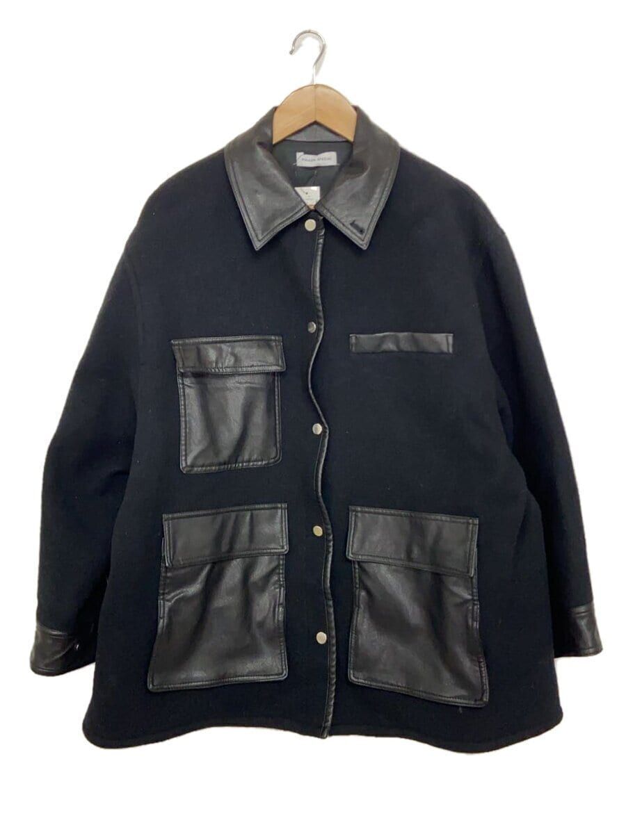 MAISON SPECIAL OTHER JACKET FREE WOOL Black 21222215301 Used MAISON SPECIAL OTHER JACKET FREE WOOL Black 21222215301 Used