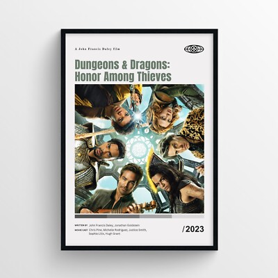 Dungeons & Dragons: Honor Among Thieves Movie Poster Print, Wall Art - Unframed