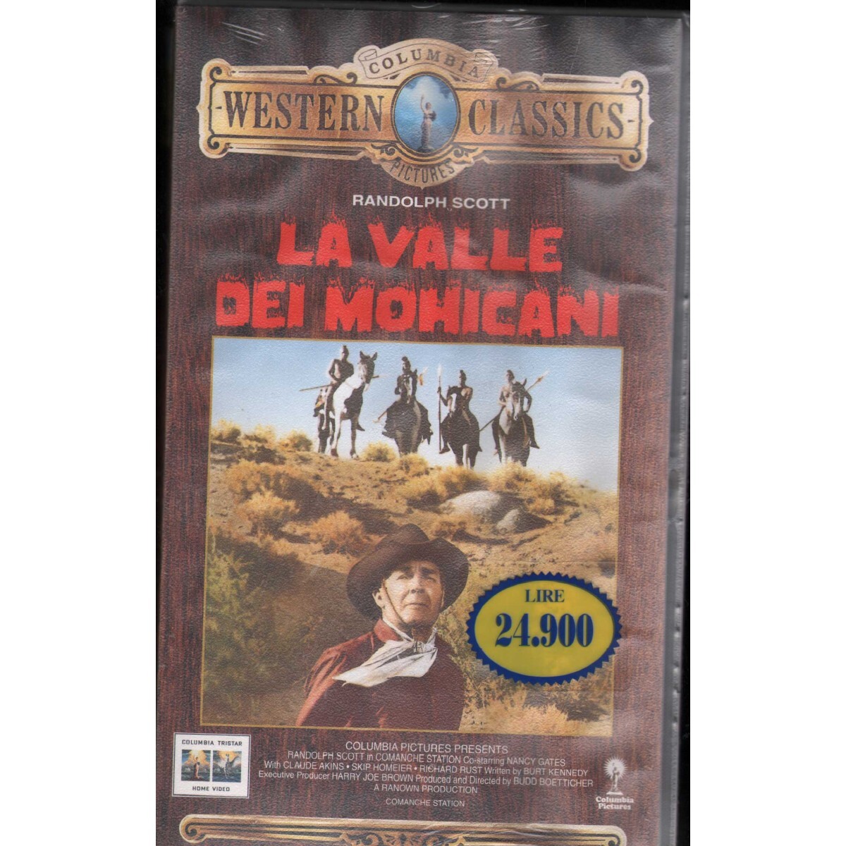 La Valle Dei Mohicani VHS Budd Boetticher Univideo - CC71482 Sealed