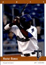 2011 Tulsa Drillers Grandstand #8 Hector Gomez Dominican Republic Baseball Card