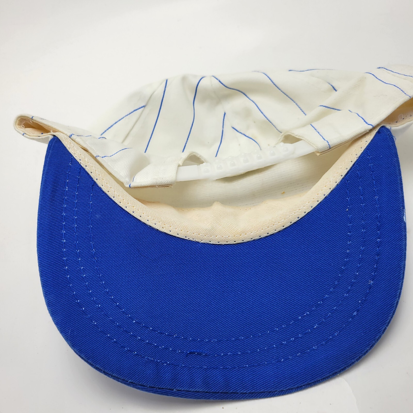 Cancun Mexico Pinstripes Souvenir Hat Cap White Used … Gem