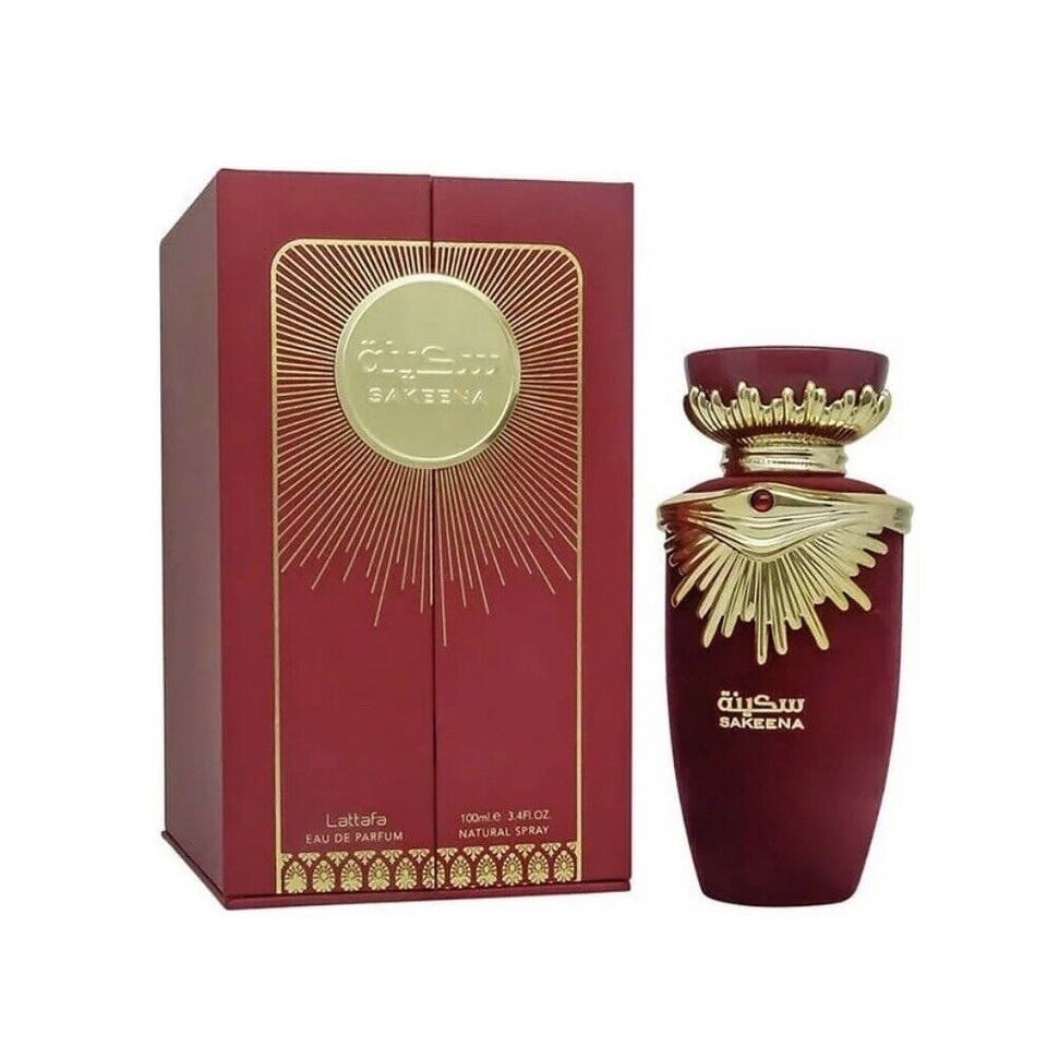 Lattafa Sakeena Eau De Parfum Spray (Unisex) By Lattafa - 3.4 oz Lattafa Sakeena Eau De Parfum Spray (Unisex) By Lattafa - 3.4 oz
