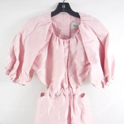AJE Size 12 Mimosa Cut Out Midi Dress Pink 19AJ5109 | eBay