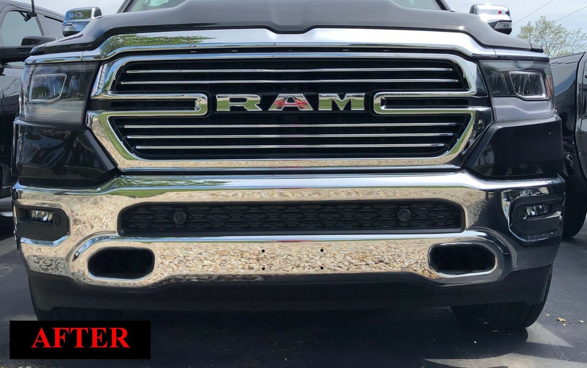 Side By Side Of Chrome Delete On My 2019 Ram Plasti Dipped, 58 OFF