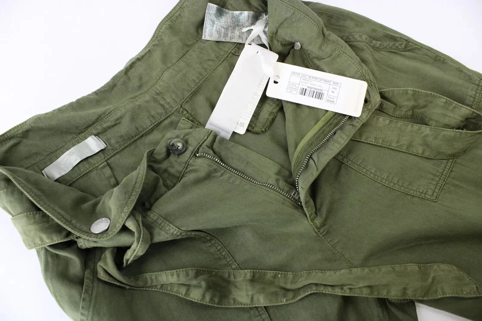 Gas Jsabela SG Hose Damen W30 Konisch Hohe Taille mit Gürtel Taschen Zip Fly - Bild 4 von 4