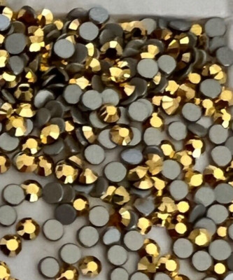 AURUM GOLD 1.9mm 6ss IHC STELLAR Austrian Crystals A293 Flatback Rhinestones