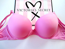 VICTORIA'S SECRET PINK Super Push-Up Bra 34C Pink NWT VS FREE SHIP 4