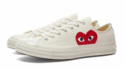 Comme Des Garcons Play X Converse Chuck Taylor 1970s Ox Ebay