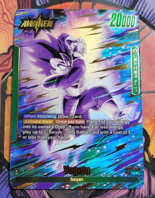 Vegeta FB04-051 Alternate Art Leader Dragon Ball Super Fusion