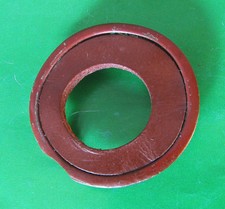 Rolleiflex Leather Case's Side Circular Adapter Plug 17mm ID For Rolleiflex 2.8F