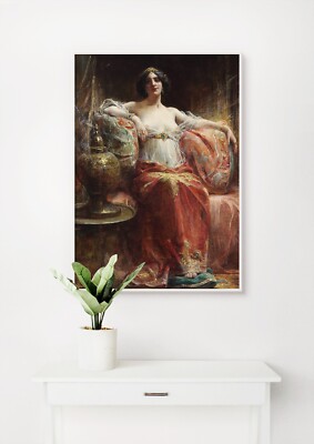Henri Adrien Tanoux: Der Favorit des Sultans. Kunst Giclée Museum Luxus Geschenk Druck